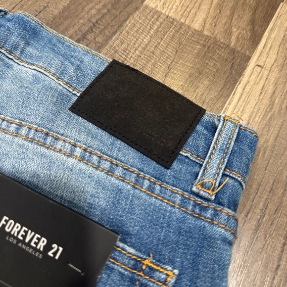 Forever 21 Indigo Denim Jeans Slim Shorts - Picture 8 of 11